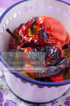 Baked peppers