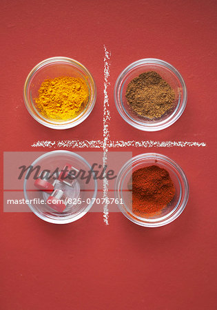 Selection of spices