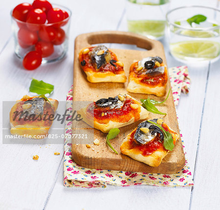 Mini pizza appetizers