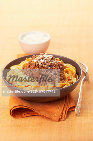 Tagliatelles with bolognaise sauce