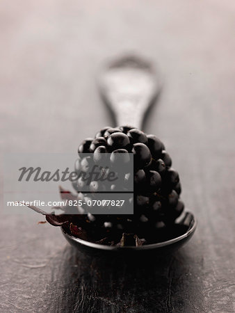 Blackberry in a teaspoon