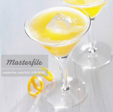 Pineapple and ginger cocktail