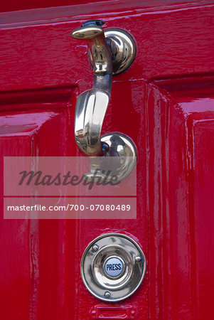 Close-up of door and door knocker, High Street, Kilkenny, County Kilkenny, Leinster, Republic of Ireland