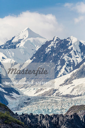 Johns Hopkins Inlet, Fairweather Range, Glacier Bay National Park and Preserve, Southeast Alaska, United States of America, North America