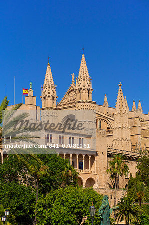 The Cathedral of Santa Maria of Palma, Palma, Mallorca, Spain, Europe