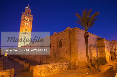 Koutoubia Mosque, UNESCO World Heritage Site, Marrakech, Morocco, North Africa, Africa Koutoubia Mosque, UNESCO World Heritage Site, Marrakech, Morocco, North Africa, Africa