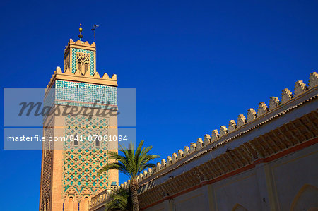 Kasbah Mosque, UNESCO World Heritage Site, Marrakech, Morocco, North Africa, Africa
