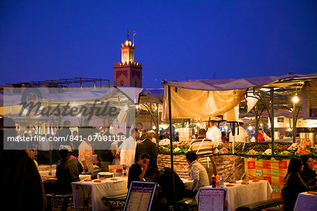 The Night Market, Jemaa El Fna Square, Marrakech, Morocco, North Africa, Africa