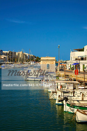 Harbour, Ciutadella, Menorca, Balearic Islands, Spain, Mediterranean, Europe