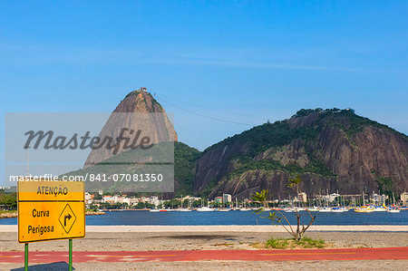 Sugar Loaf Mountain viewed from Botafogo, Rio de Janeiro, Brazil, South America