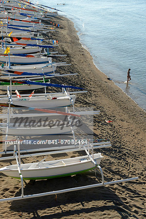 Fishing boats, Amed, Bali, Indonesia, Southeast Asia, Asia