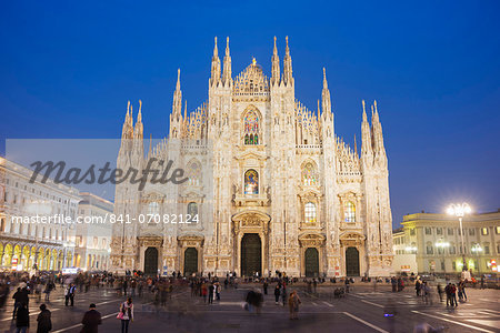 Duomo (Milan Cathedral), Milan, Lombardy, Italy, Europe