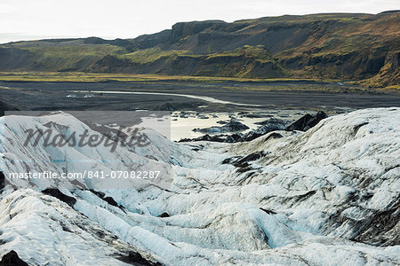 Myrdalsjokull glacier, Iceland, Polar Regions