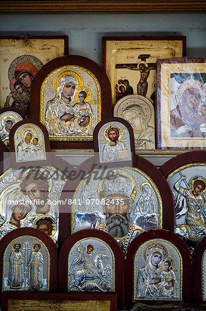 Religious souvenirs, Jerusalem, Israel, Middle East