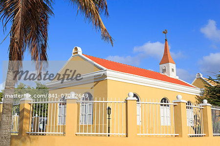 Protestant Church, Kralendijk, Bonaire, West Indies, Caribbean, Central America