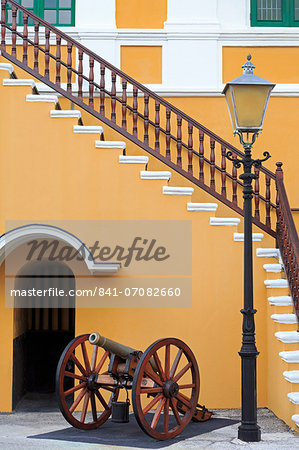 Fort Amsterdam, Punda District, UNESCO World Heritage Site, Willemstad, Curacao, West Indies, Netherlands Antilles, Caribbean, Central America