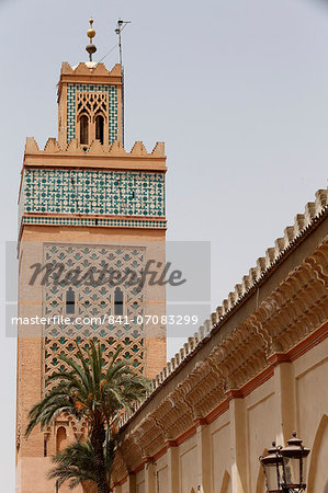 Kasbah mosque, UNESCO World Heritage Site, Marrakech, Morocco, North Africa, Africa