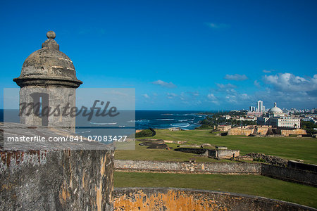 San Felipe del Morro, UNESCO World Heritage Site, San Juan, Puerto Rico, West Indies, Caribbean, Central America