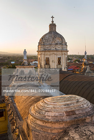 View from the Merced bell tower in Granada, Nicaragua, Central America