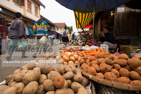 Morning Market, Luang Prabang, Laos, Indochina, Southeast Asia, Asia