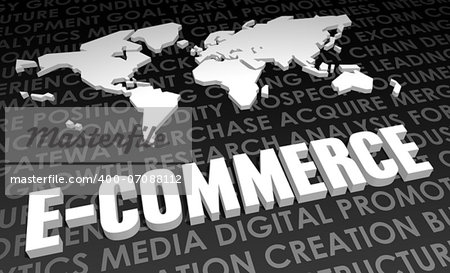 E-Commerce Industry Global Standard on 3D Map E-Commerce Industry Global Standard on 3D Map