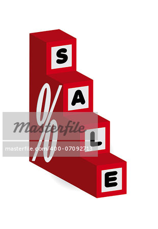 3d letters show as a stepping stone cubes for sale