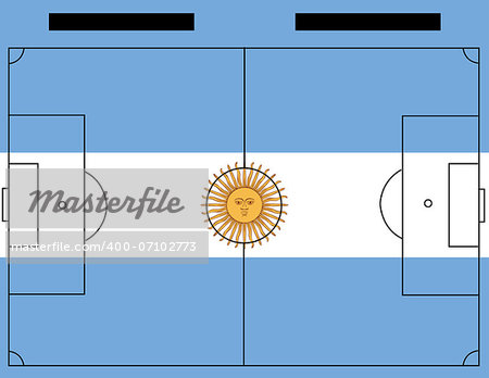 Argentina soccer field