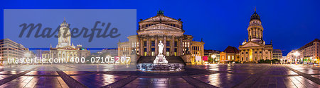 Historic Gendarmenmarkt Square in Berlin, Germany.