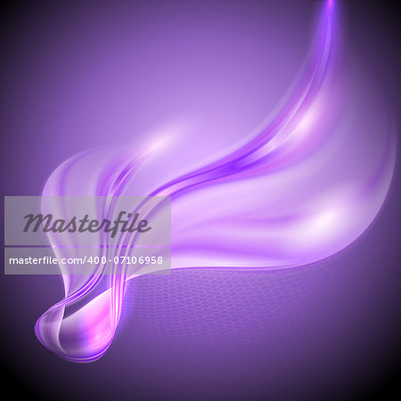 Abstract purple waving background