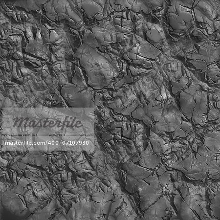 Piece of Coal - Closeup. Seamless Tileable Texture.