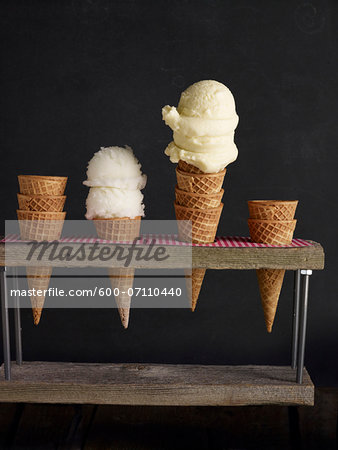 Ice Cream Cone Stand, Studio Shot