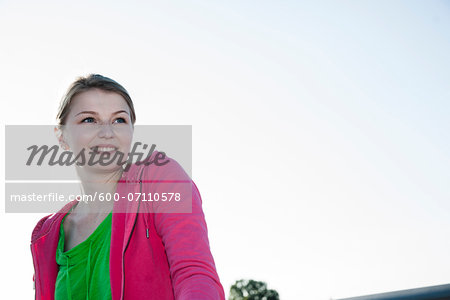 Portrait of Young Woman, Worms, Rhineland-Palatinate, Germany