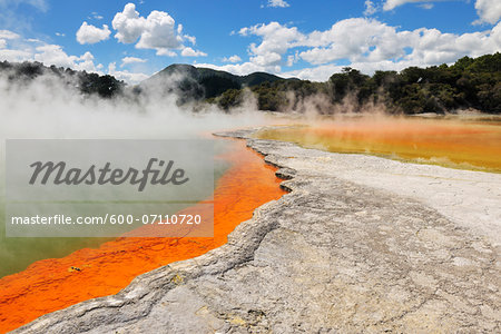 Champagne Pool, Wai-O-Tapu Thermal Wonderland, Bay of Plenty, North Island, New Zealand Champagne Pool, Wai-O-Tapu Thermal Wonderland, Bay of Plenty, North Island, New Zealand
