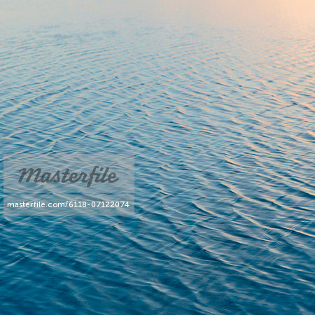 Shallow Water Over The Surface At The Bonneville Salt Flats Near Wendover. Ripples.