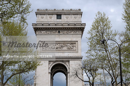 Arc De Triomphe, 8th Arrondissement, Paris, France