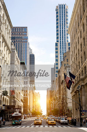 Traffic on 7th Avenue, New York, New York State, USA