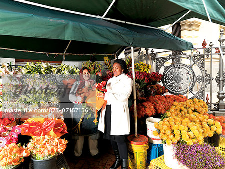 Adderley Street Flower Market.