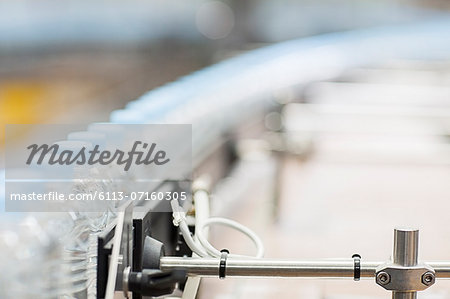 Close up of machinery in factory