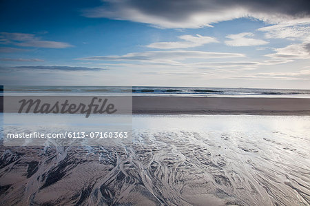 Beach at low tide