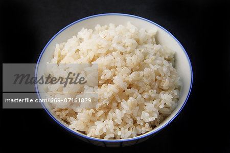 Rice cooked with barley