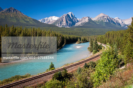 Railway in Banff National Park