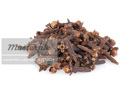 Cloves. Isolated on white background