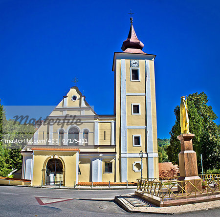 Church in Cucerje near Zagreb, capital of Croatia