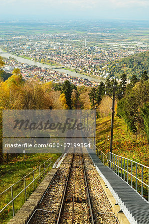 Heidelberg Mountain Railway, Heidelberg, Baden-Wurttemberg, Germany