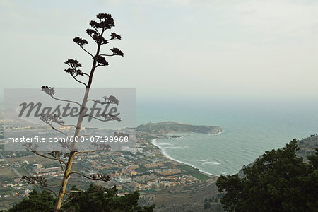 View of Kolympia town and Afandou Bay, Rhodes, Dodecanese, Aegean Sea, Greece, Europe