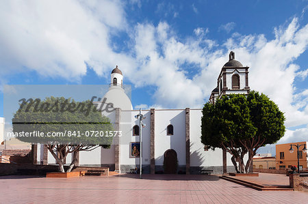 Iglesia de la Candelaria church at the Plaza Candelaria, Ingenio, Gran Canaria, Canary Islands, Spain, Europe