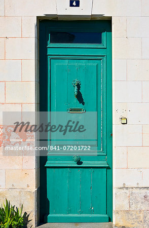 Traditional door, Ile De Re, France