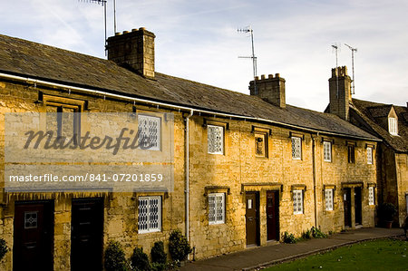 Terraced cottages in Chipping Campden, Gloucestershire, United Kingdom