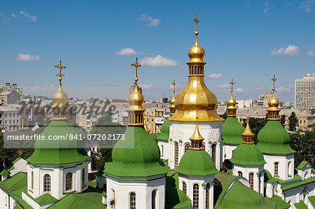 St. Sophia's Cathedral. UNESCO World Heritage Site, Kiev, Ukraine, Europe