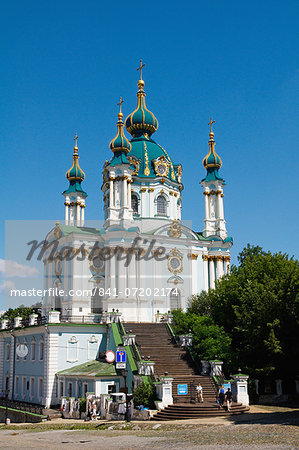 St. Andrew's Church, Kiev, Ukraine, Europe